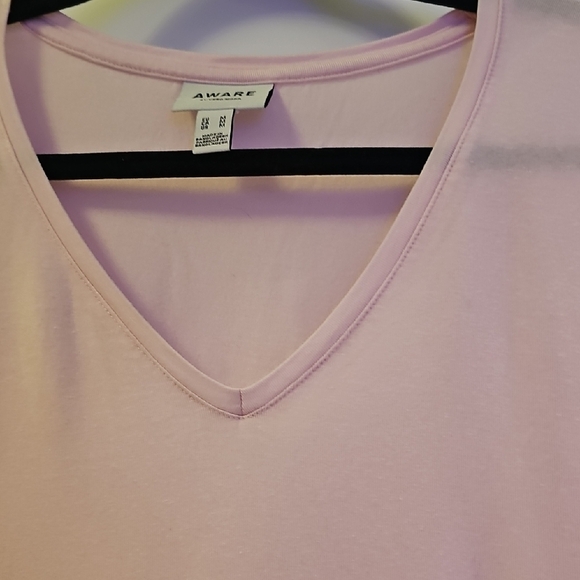 Aware By Vero Moda Pink Cap Sleeve Tee Size M - Picture 6 of 6